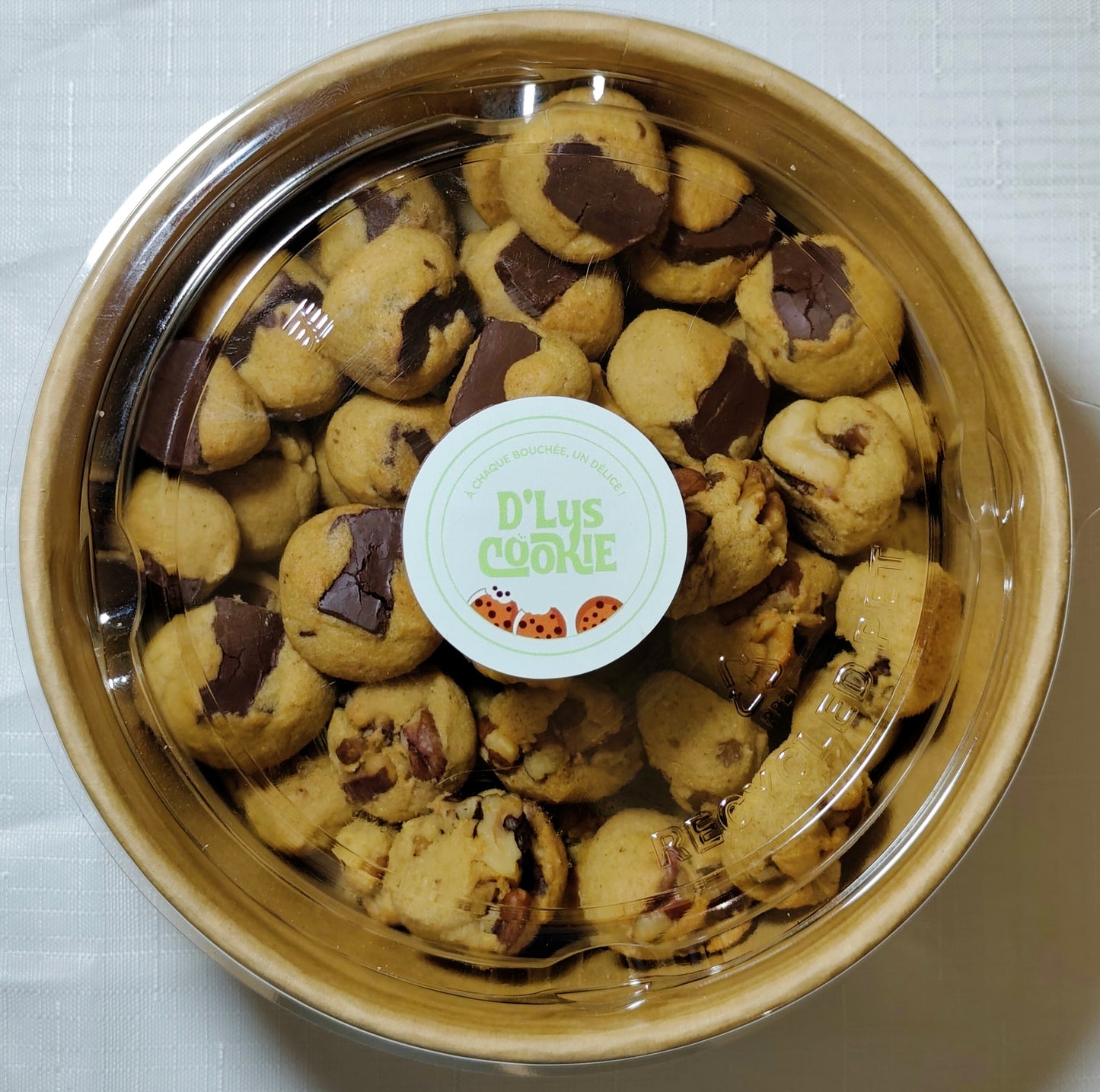 Pack Mini Cookies Sans Gluten sucré x50