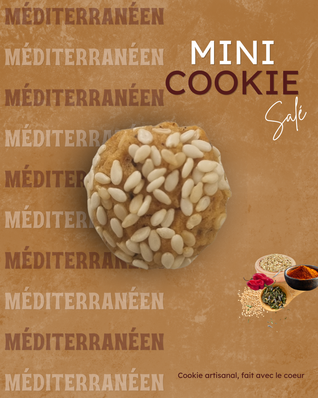 Box Mini Cookies Salés