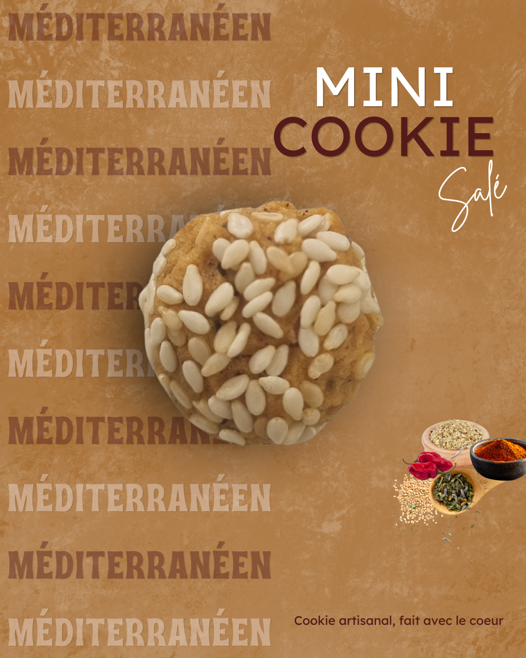 Box Mini Cookies Salés
