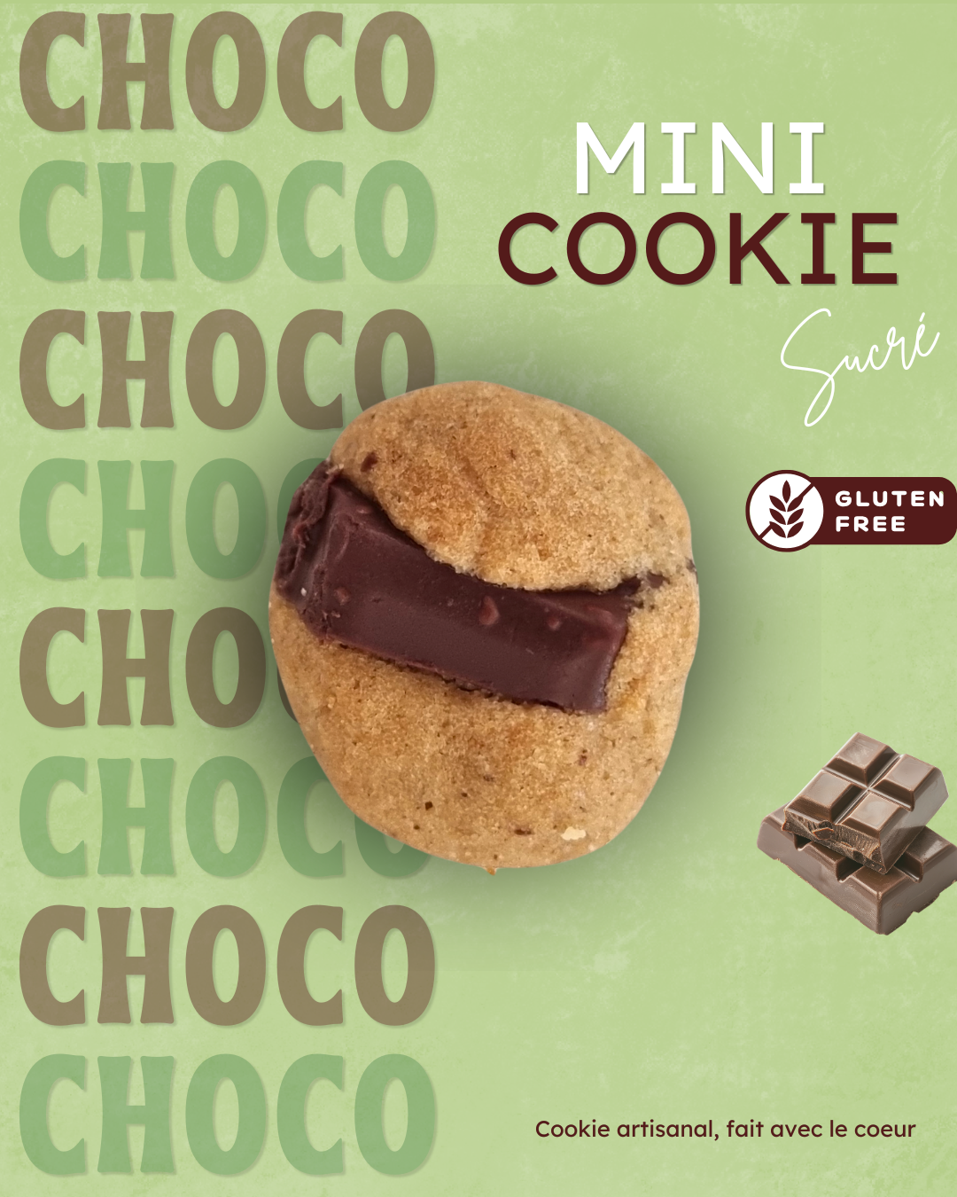 Box Mini Cookies Sucrés Sans Gluten