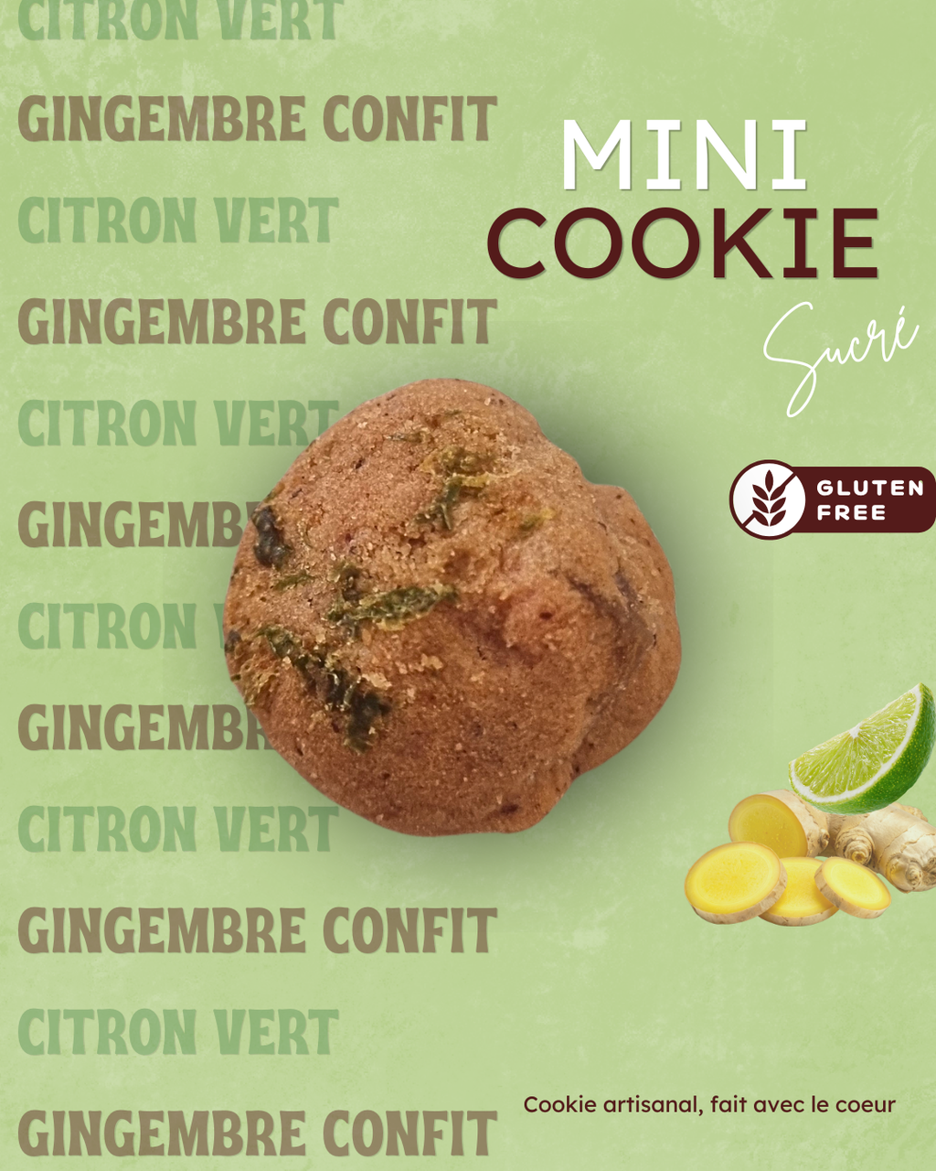 Box Mini Cookies Sucrés Sans Gluten