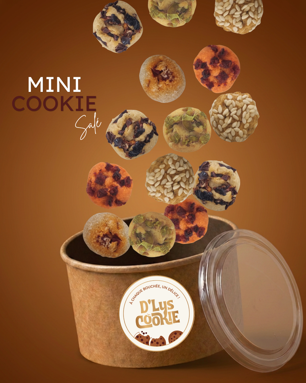 Box Mini Cookies Salés